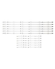 Listwy led podświetlenie do TV Samsung UE48H6470 UE48H6270 UE48H6200 +klej montażowy