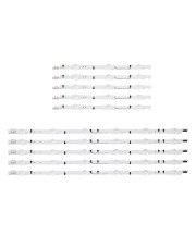 Listwy Led do TV Samsung UE40H5500 UE40H6400 UE40H5000 UE40H6200 UE40J5100 UE40H6400 + klej montażowy